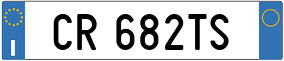 Truck License Plate